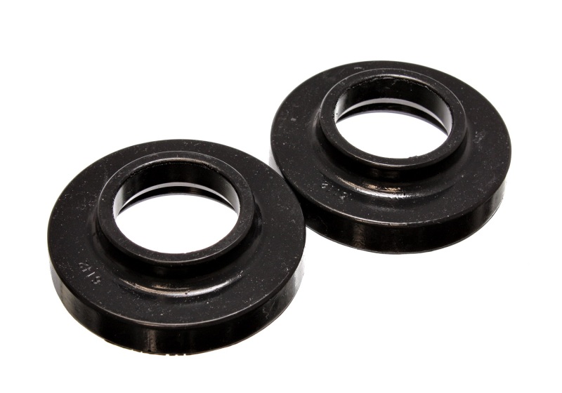 Jeep Wrangler Spring Isolators - Front - Energy Suspension - Performance Polyurethane - Black - `97-`06 Jeep Wrangler Spring Isolators - Front - Energy Suspension - Performance Polyurethane - Black - `97-`06
